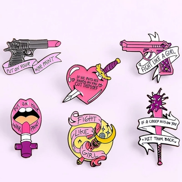 Women's Rights Feminist Pins Feminism Girl Power - Picture 3 of 11